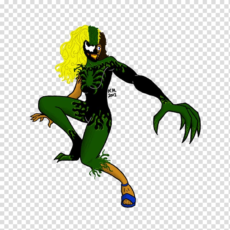 Amphibians Illustration Legendary creature, scream symbiote transparent background PNG clipart
