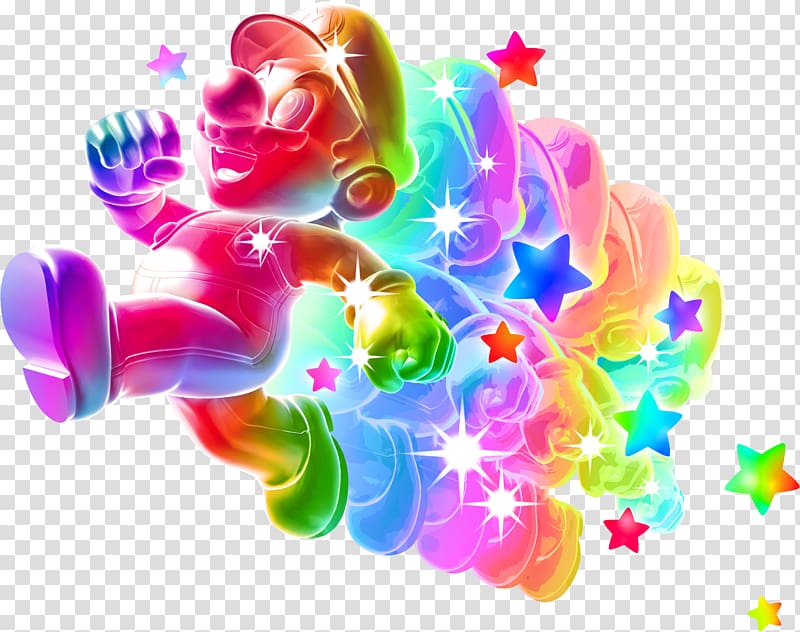 Super Mario Galaxy 2 Super Mario Bros. Mario Kart Wii, rainbow transparent background PNG clipart