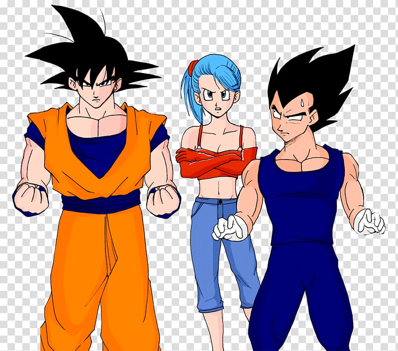 Bulla Goku Vegeta Bulma Frieza Goku Transparent Background Png