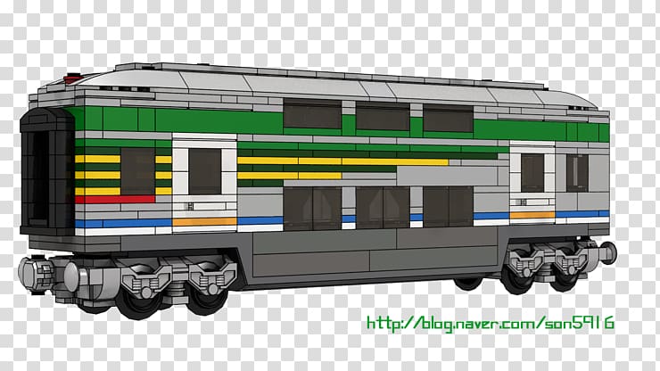 Railroad car Passenger car Locomotive Rail transport, double-deck transparent background PNG clipart