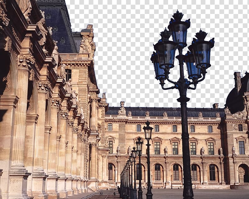 Musxe9e du Louvre Louvre Pyramid Versailles Seine Museum, Paris city transparent background PNG clipart