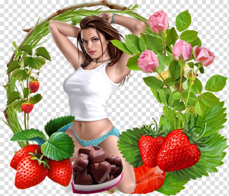 Strawberry Theatrical scenery Food Landscape, strawberry transparent background PNG clipart