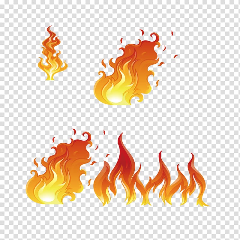fire illustration, Flame Euclidean Fire Illustration, flame collection transparent background PNG clipart