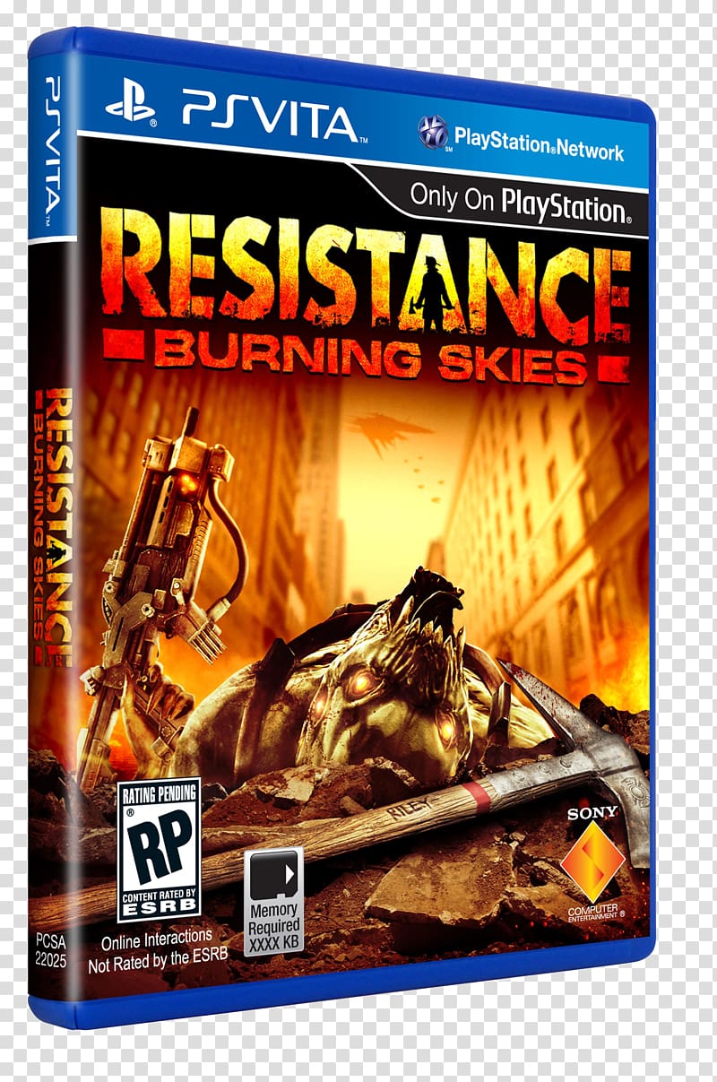 Resistance: Burning Skies PlayStation 2 Ratchet & Clank PlayStation Vita, 2012 Burning Man transparent background PNG clipart