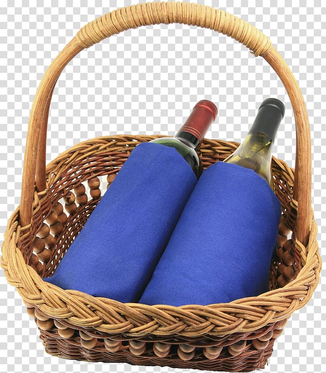 Red Wine Bottle Drink Grape, Wine baskets transparent background PNG clipart
