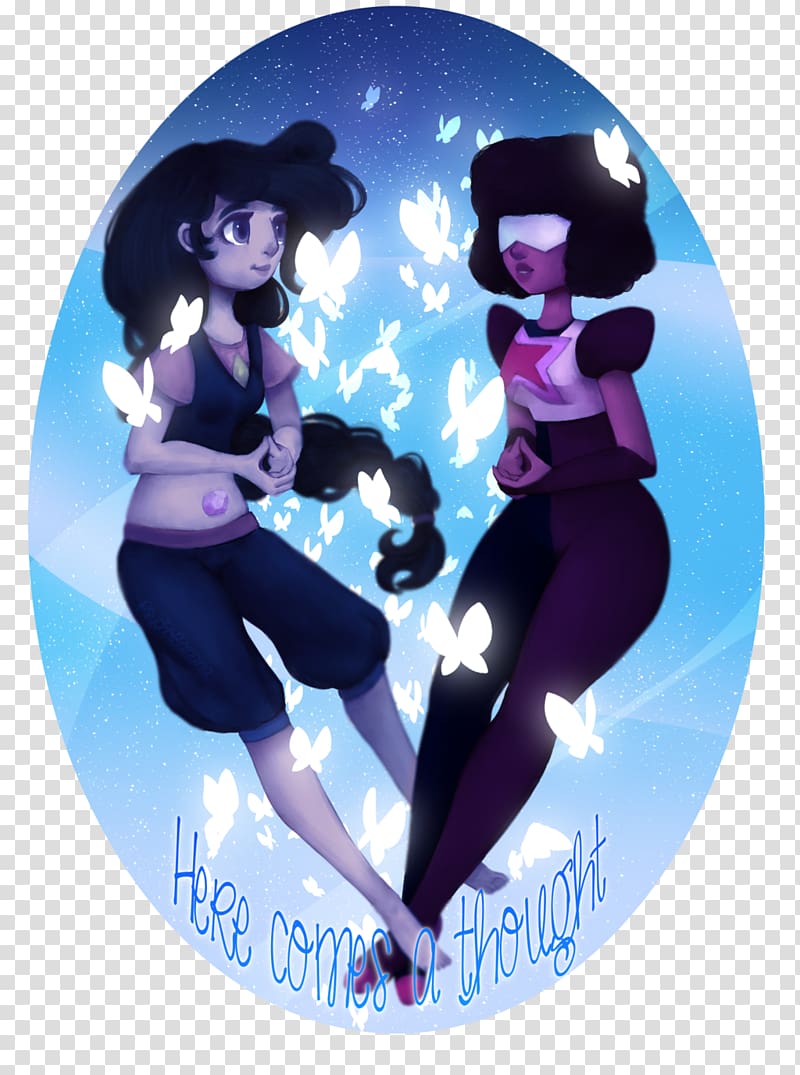 Here Comes a Thought Stevonnie Fan art Garnet, Heres Johnny transparent background PNG clipart