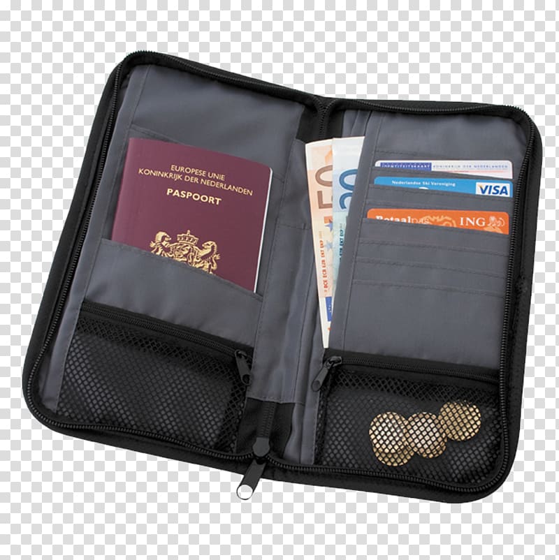 Bag Document Travel Passport Wallet, bag transparent background PNG clipart