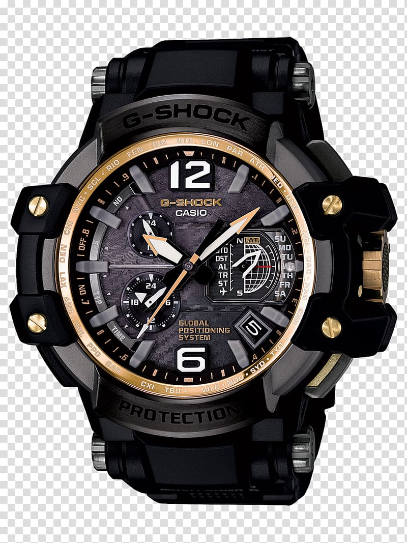 Master of G G-Shock Watch Casio Wave Ceptor, watch transparent background PNG clipart