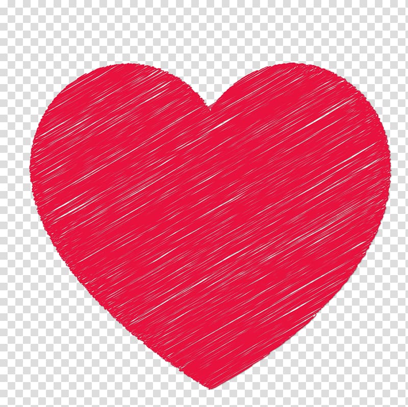 Red Heart Euclidean , Hand-painted red heart transparent background PNG clipart