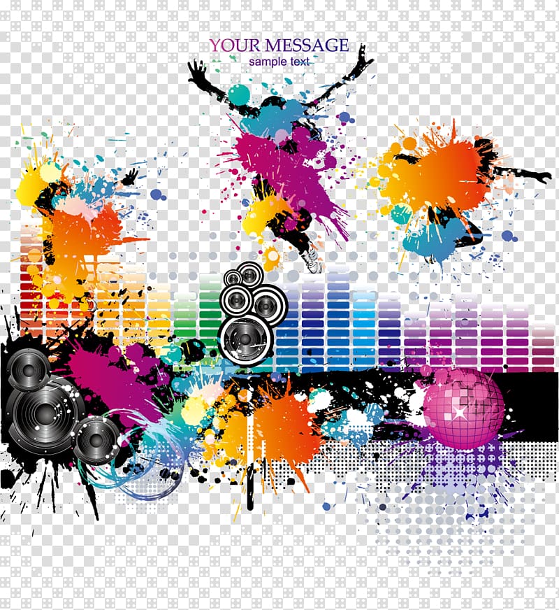 dance music theme creative trend transparent background PNG clipart