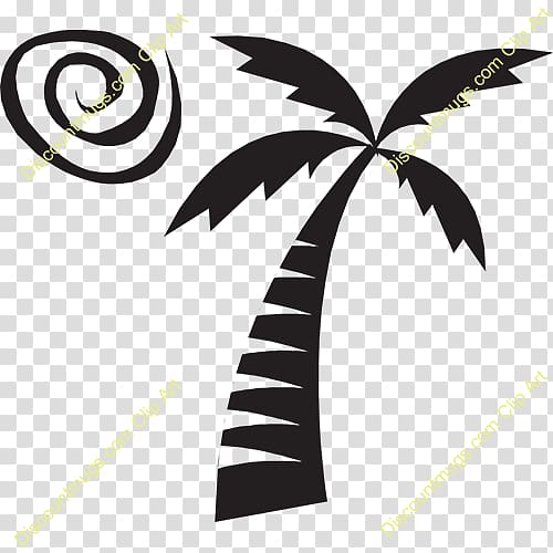 Drawing St. George Island Lighthouse , palm frond transparent background PNG clipart