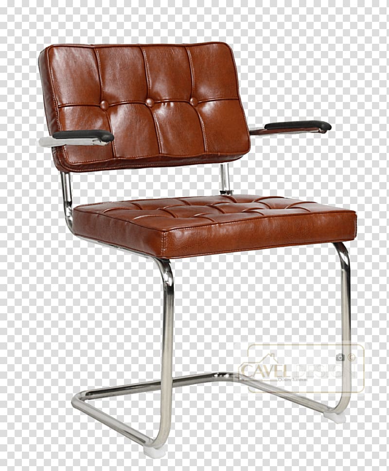 Eetkamerstoel Bauhaus Office & Desk Chairs Cognac, chair transparent background PNG clipart