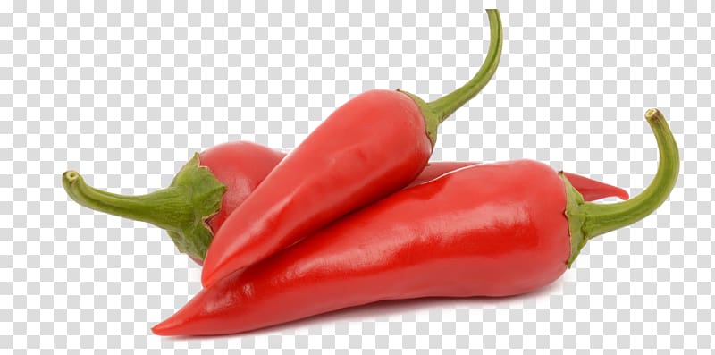 three red chili peppers, Habanero Serrano pepper Jalapexf1o Birds eye chili Piquillo pepper, Green pepper pepper transparent background PNG clipart