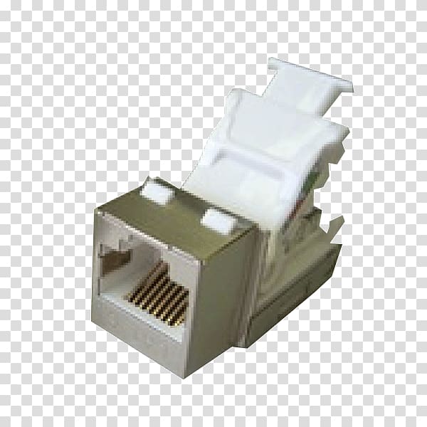 Electrical connector Category 6 cable Keystone module Electrical cable Insulation-displacement connector, Tiaeia568a transparent background PNG clipart