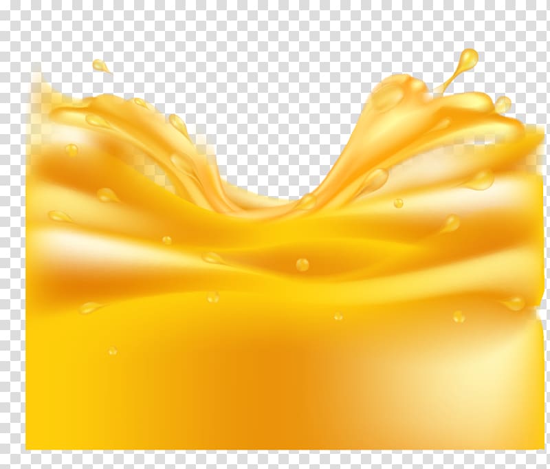 yellow liquid illustration, Orange juice Mango, mango juice transparent background PNG clipart