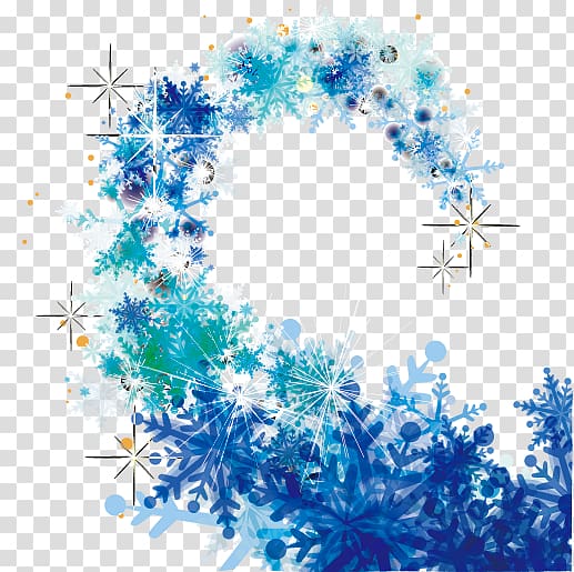 Snowflake Geometric shape Pattern, Fantastic snow pattern transparent background PNG clipart