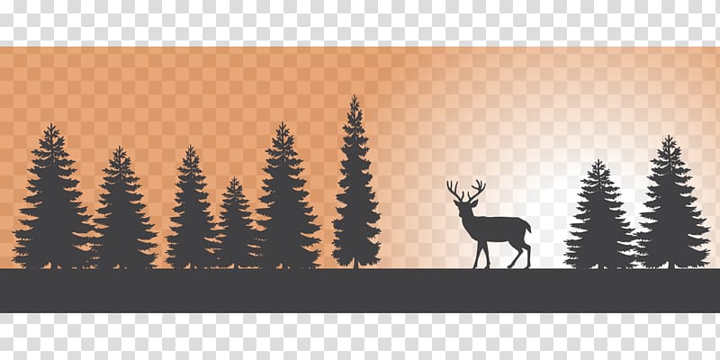 Deer hunting Deer hunting Elk Antelope, forest transparent background PNG clipart
