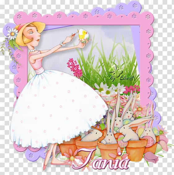 Cake decorating Easter Doll , Easter transparent background PNG clipart