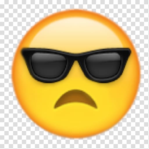 Emoji Sunglasses Smiley Emoticon Snapchat, Emoji transparent background PNG clipart