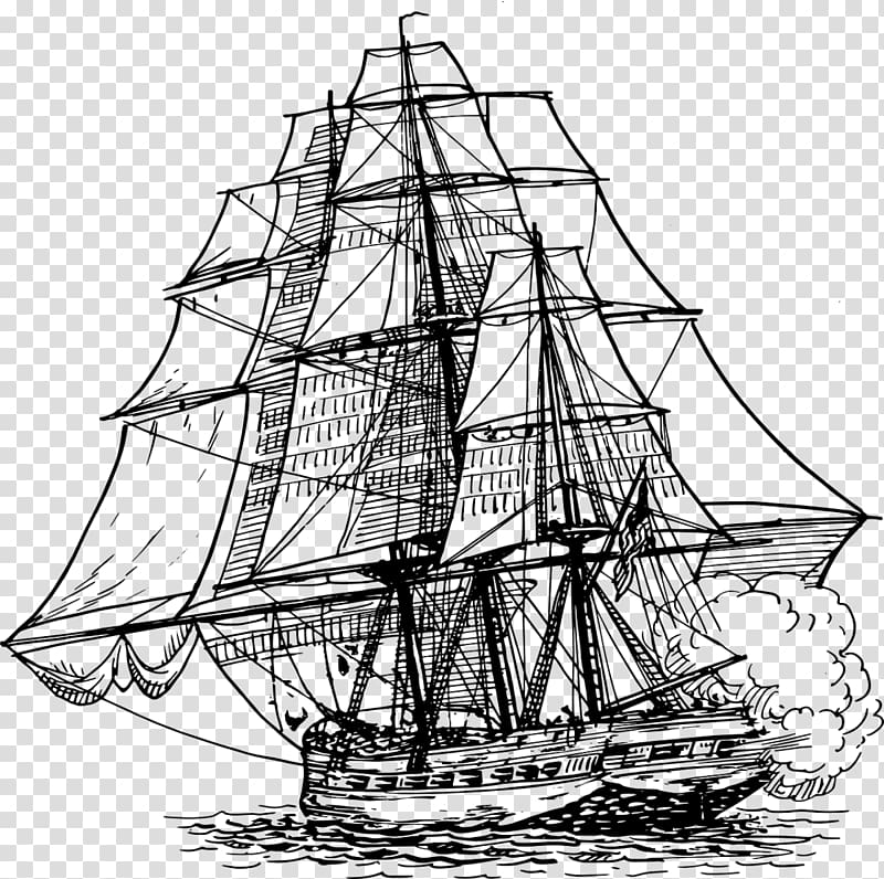 Sailing ship Drawing Clipper , Sailing transparent background PNG clipart