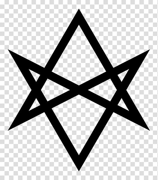 Unicursal hexagram Symbol Thelema Ceremonial magic, symbol transparent background PNG clipart