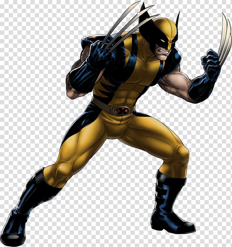 Marvel Wolverine illustration, Marvel: Avengers Alliance Wolverine Marvel Comics Character, MARVEL transparent background PNG clipart