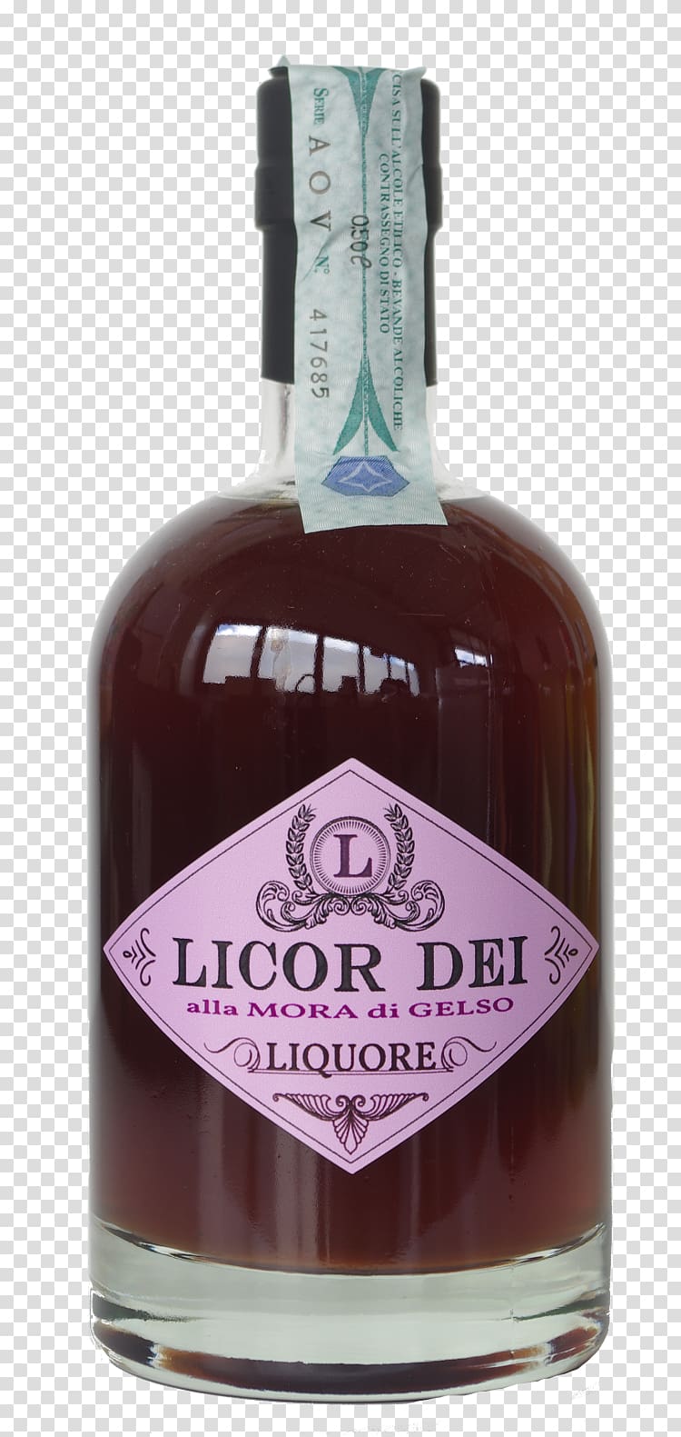 Liqueur Birrificio Artigianale Licor Dei Srl Whiskey Food Glass bottle, MORA transparent background PNG clipart