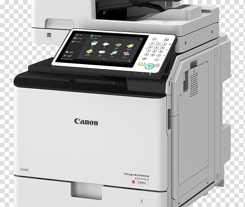 Multi-function printer Canon RUNNER ADVANCE C255i copier, printer transparent background PNG clipart