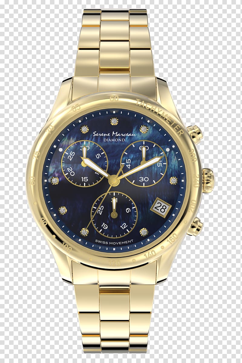 Watch Jewellery Diamond Citizen Holdings Chronograph, watch transparent background PNG clipart