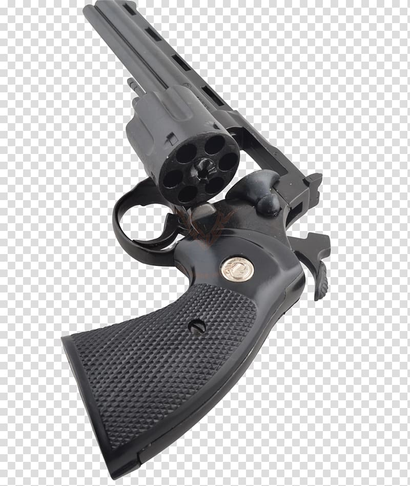 Revolver Colt Python Trigger .357 Magnum Firearm, 357 Magnum transparent background PNG clipart
