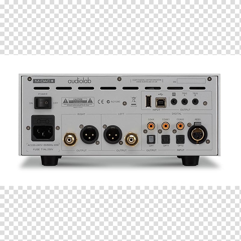 Digital audio Digital-to-analog converter Audiolab Integrated amplifier High fidelity, others transparent background PNG clipart