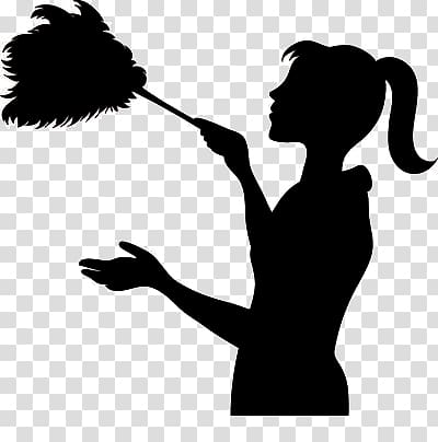 woman cleaning silhouette , Maid service Cleaner Domestic worker Housekeeping, We are cleaning women transparent background PNG clipart