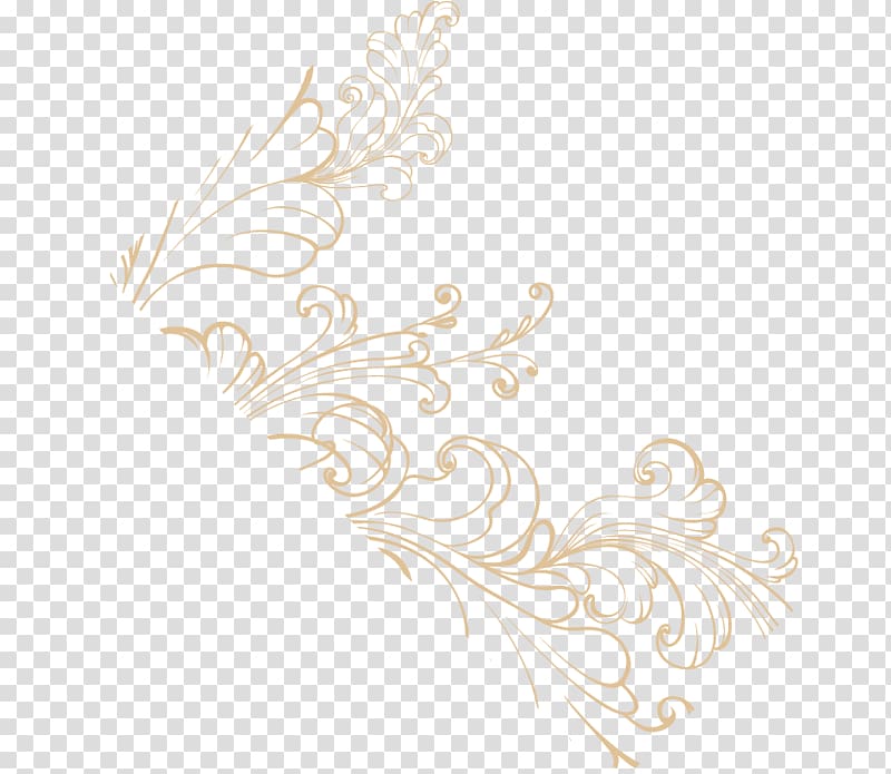 Feather Pattern, wedding ornament transparent background PNG clipart
