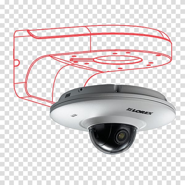 Pan–tilt–zoom camera Closed-circuit television Surveillance, stereo wall transparent background PNG clipart