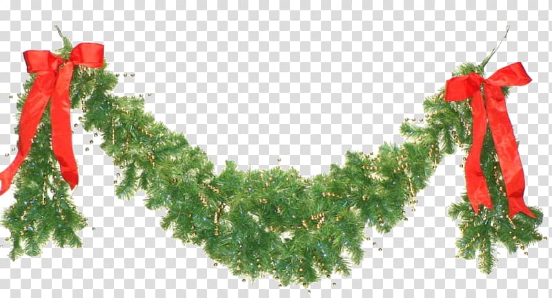Christmas ornament Vegetable Tree Garland, tinsel transparent background PNG clipart
