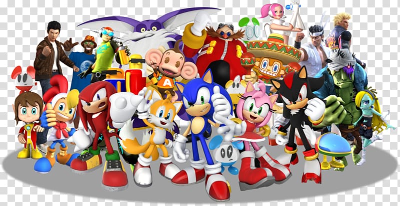 Sonic & Sega All-Stars Racing Sonic & All-Stars Racing Transformed Sega Superstars Tennis Fantasy Zone Sonic the Hedgehog, race transparent background PNG clipart