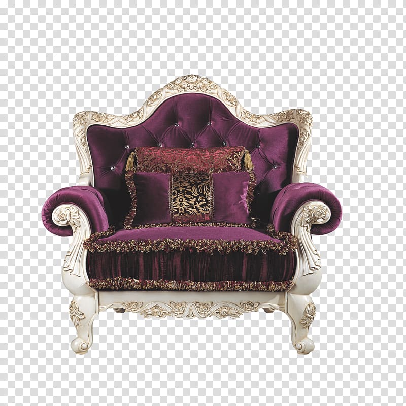 Table Chair Couch Furniture Throne, Continental Armchair transparent background PNG clipart