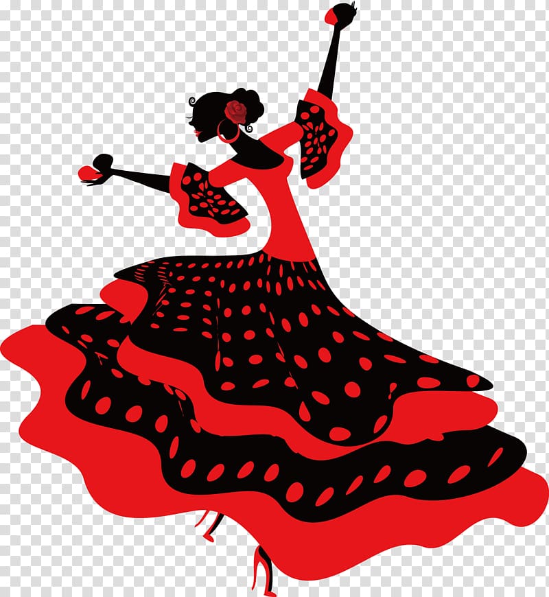 flamenco dancer transparent background PNG clipart