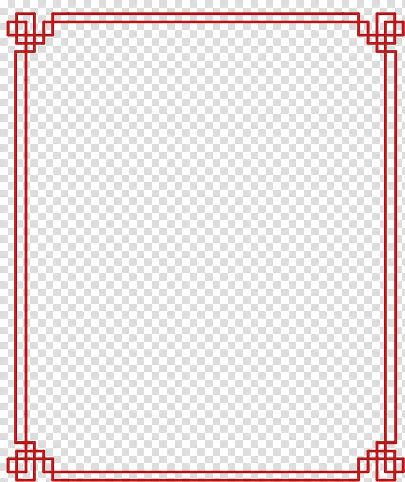 chinese border transparent background PNG clipart