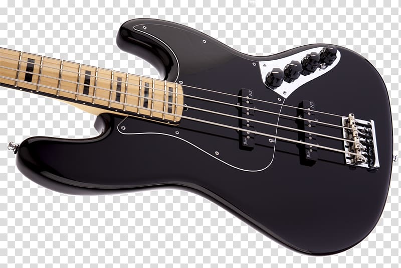 Bass guitar Acoustic-electric guitar Fender Jazz Bass Fender Jaguar Bass, Bass Guitar transparent background PNG clipart