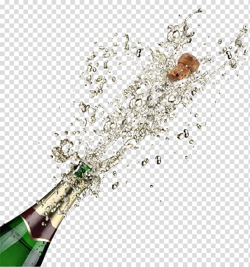 spraying champagne transparent background PNG clipart