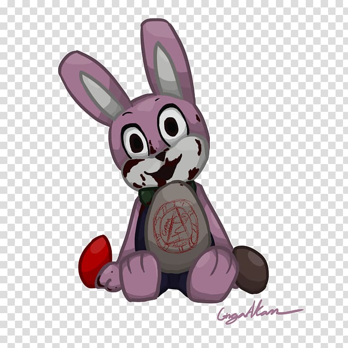 Easter Bunny Robbie Rabbit Killer Bunnies and the Quest for the Magic Carrot Cartoon, Cartoon bunny evil rabbit transparent background PNG clipart
