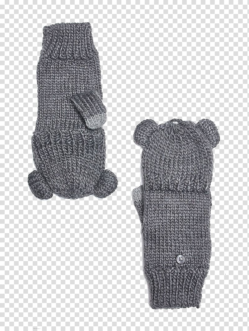Glove Knitting Wool, DIY knitting wool cotton gloves transparent background PNG clipart