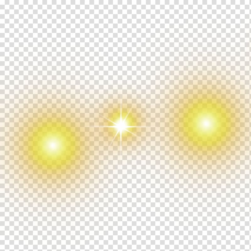 yellow and white light illustration, Light Yellow Computer Pattern, Yellow faint halo effect elements transparent background PNG clipart