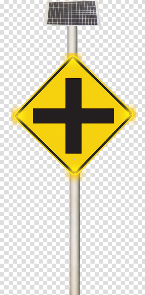 Pedestrian crossing Road Intersection Sign, road transparent background PNG clipart