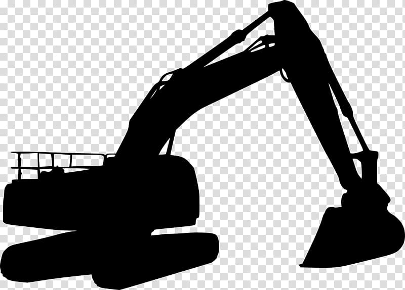 Silhouette Excavator Caterpillar Inc. , excavator transparent background PNG clipart