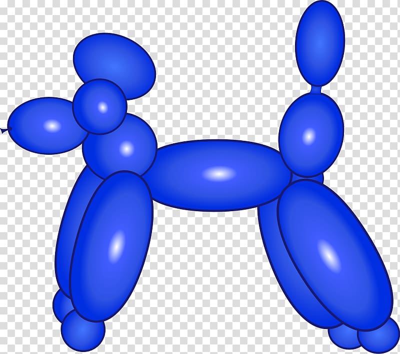 Balloon Dog Balloon modelling , Free Pet transparent background PNG clipart