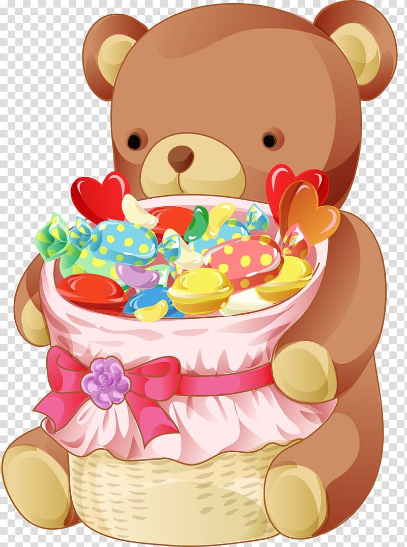 Valentine\'s Day Animation Love, bear transparent background PNG clipart