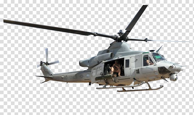 grey helicopter, Helicopter Bell UH-1 Iroquois Bell UH-1Y Venom Bell Huey family Bell 204/205, helicopters transparent background PNG clipart