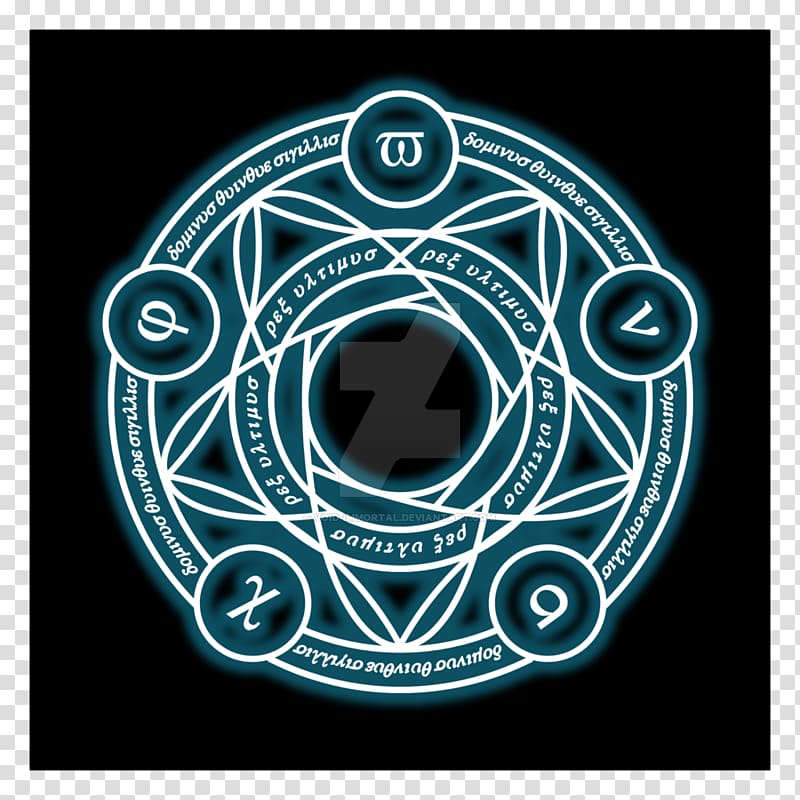 round blue logo , Magic circle, magic circle transparent background PNG clipart